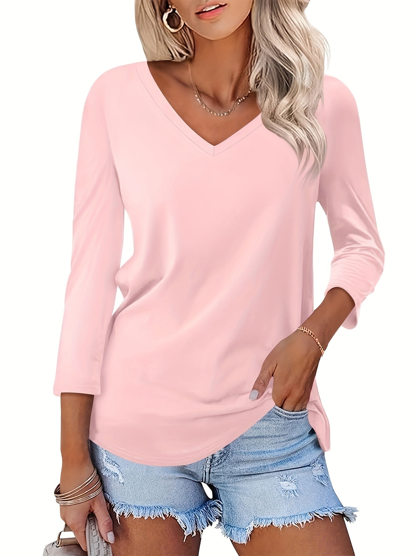 Maison™ | Classic V-Neck Top