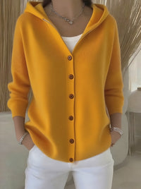 Gebreide Vest met Capuchon