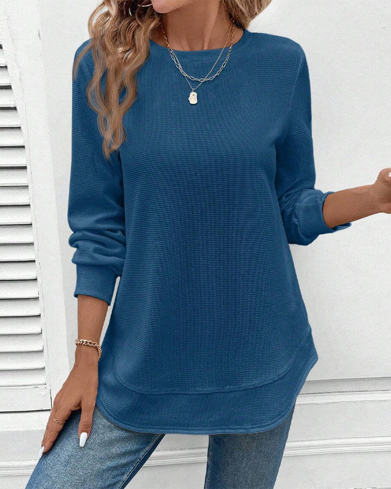 Maison™ | Round Neck Long-Sleeve Top