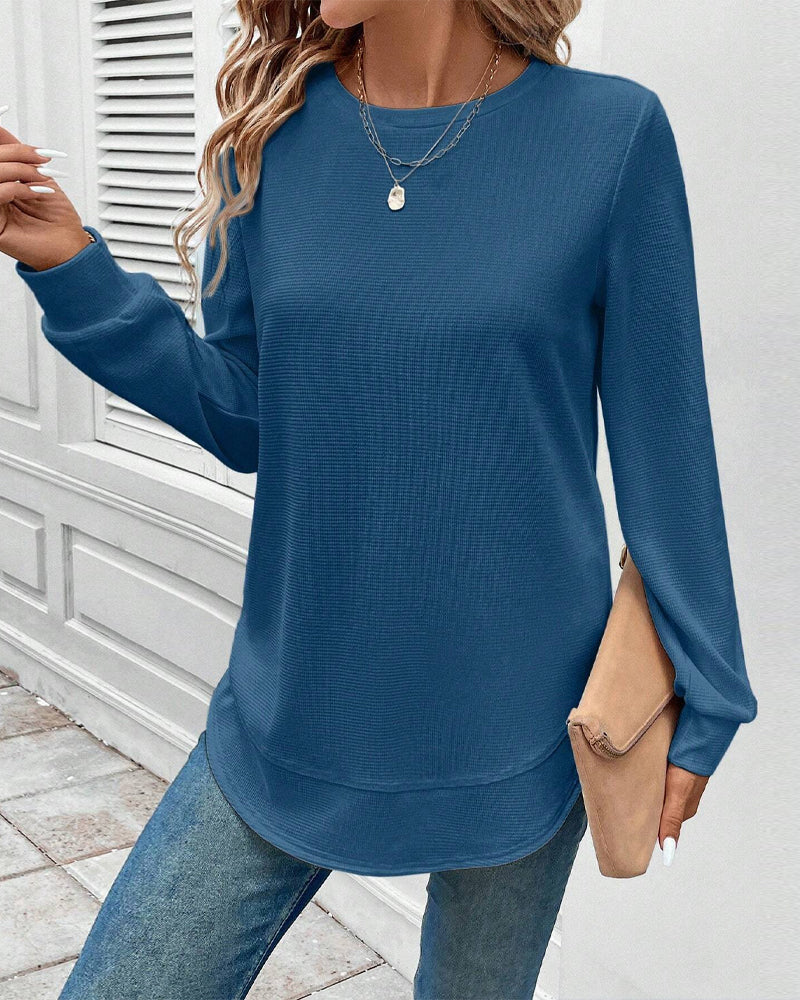 Maison™ | Round Neck Long-Sleeve Top
