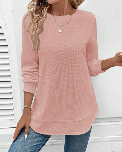 Maison™ | Round Neck Long-Sleeve Top
