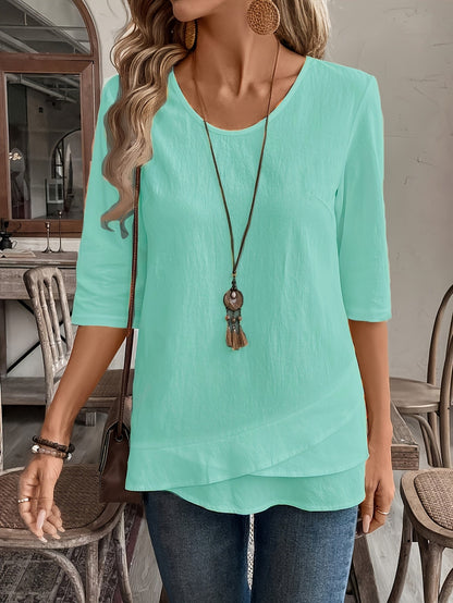 Maison™ | Flowy Layered Blouse