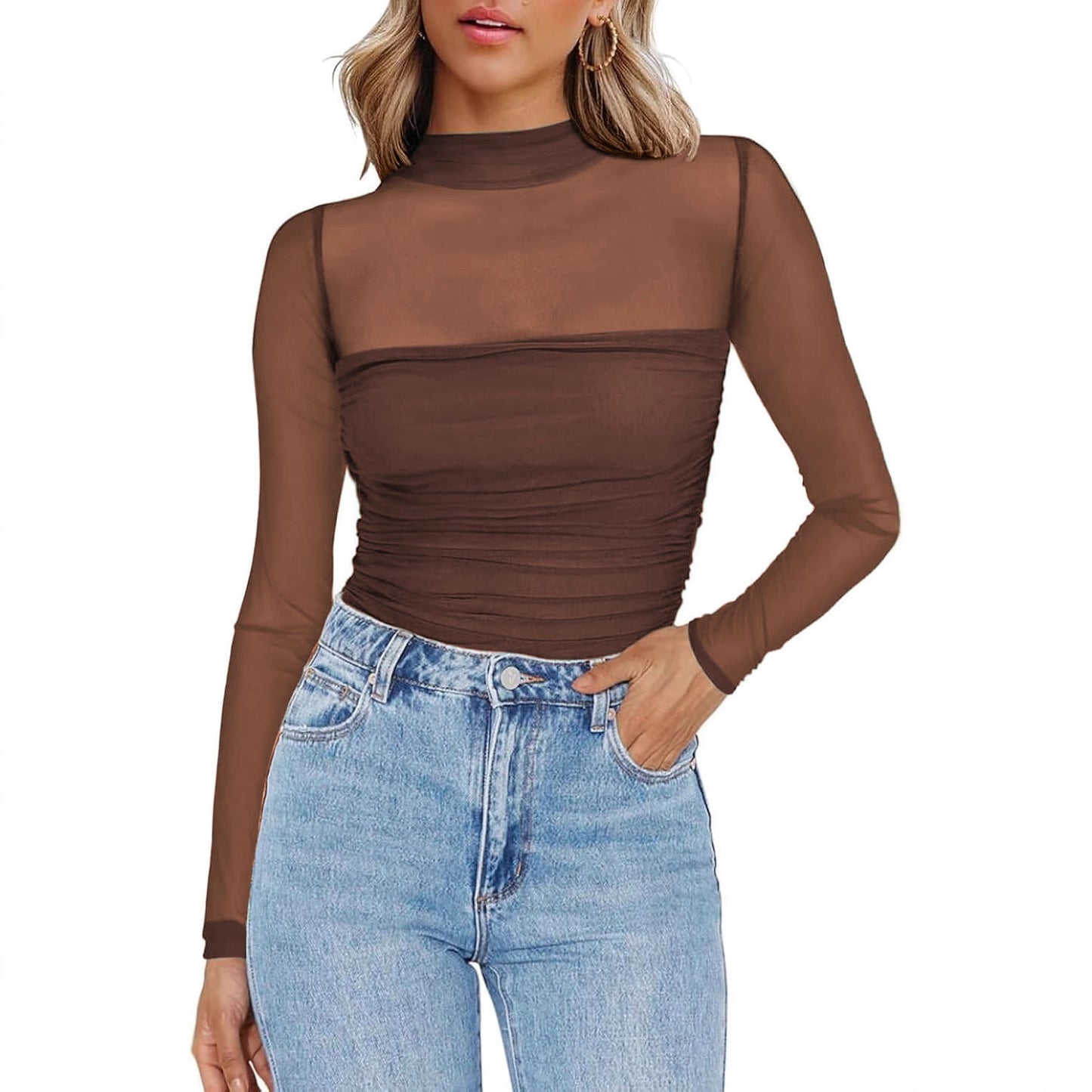 Olivia | Sheer Top