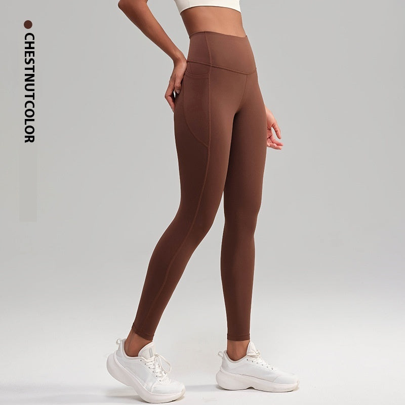 Yoga Broek met zijzakken