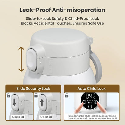 HeatMate™ - Draagbare Flesverwarmer