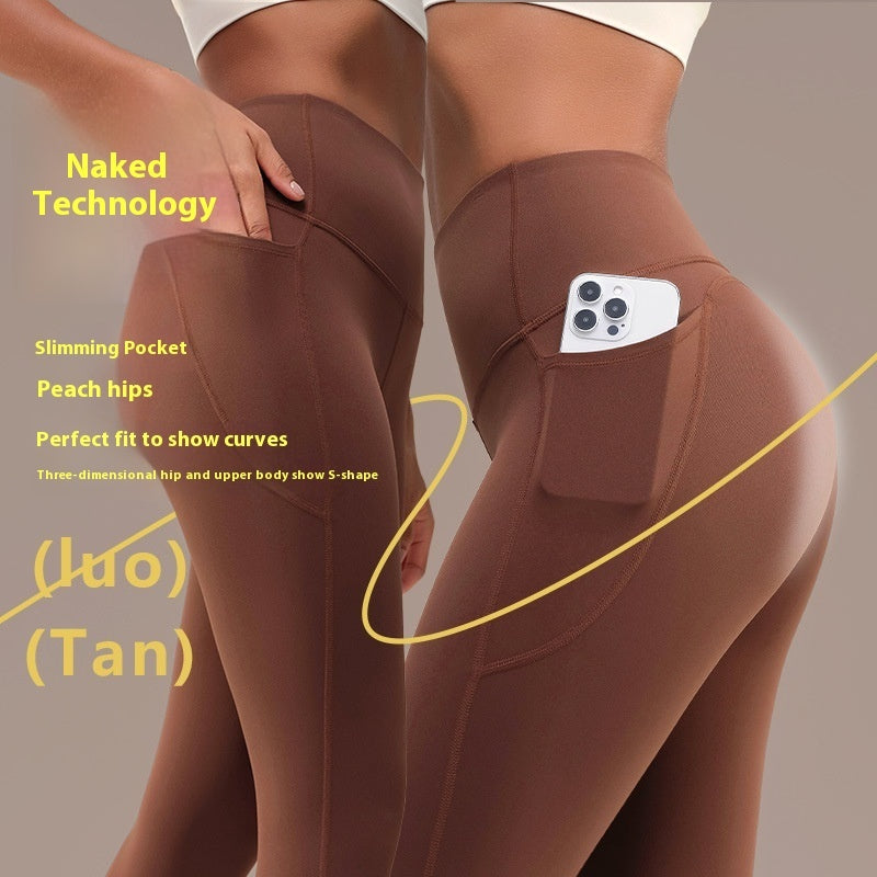 Yoga Broek met zijzakken